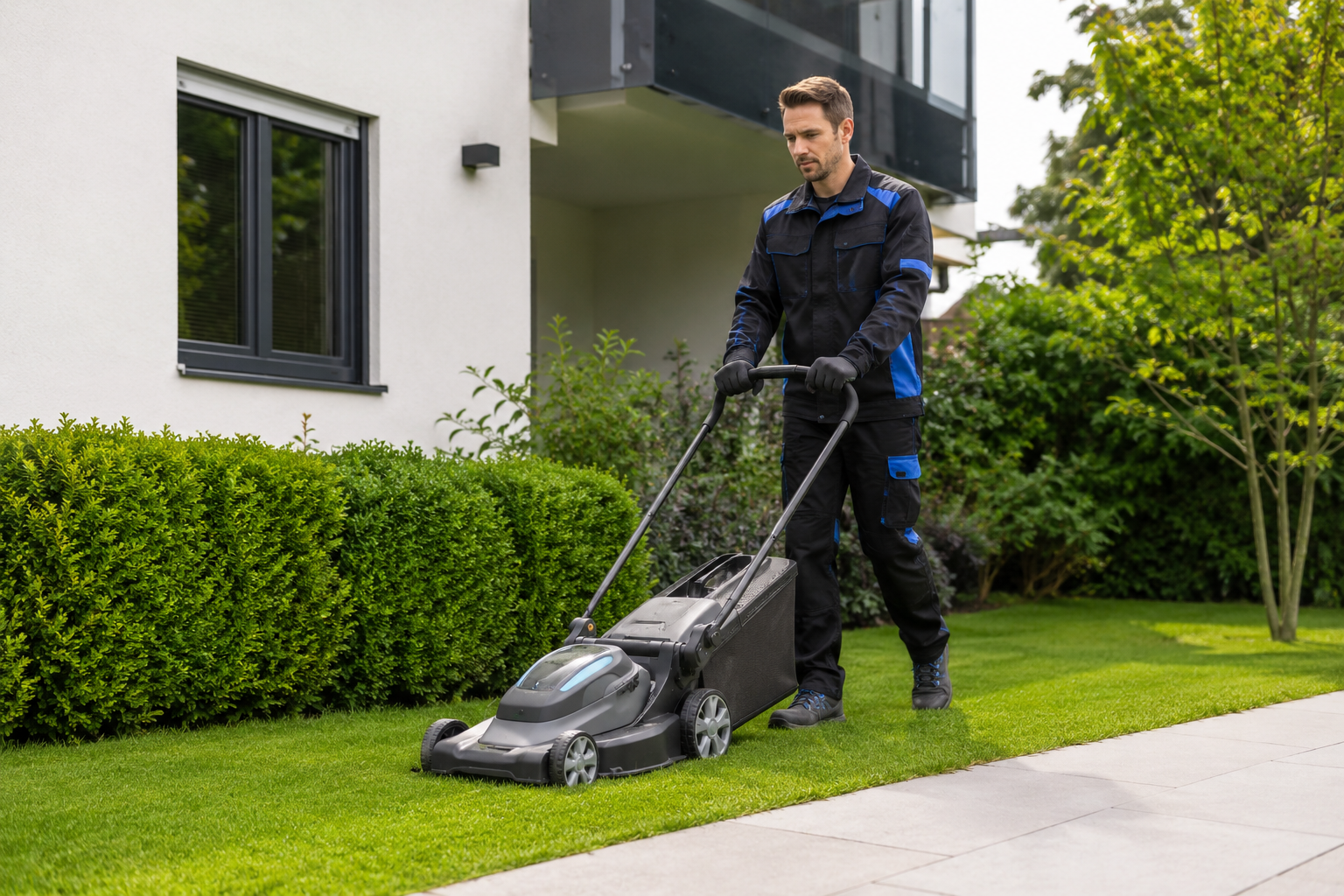 Professionelles Rasenmähen und Gartenpflege